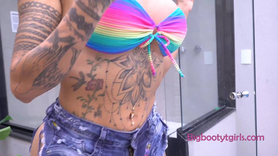 Tgirl twerk se branle et baise !